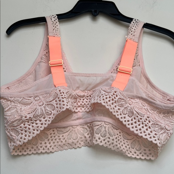Aerie Peach Lace Bralette Bra XL - Picture 2 of 3